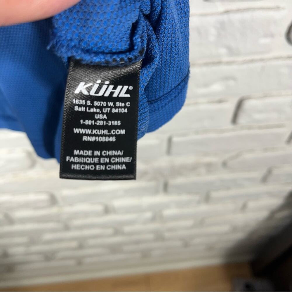 Kuhl Blue Short Sleeve Button Down size Small - Picture 4 of 9